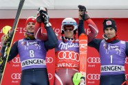 Kalnu slēpotāji Kristofešens  gūst uzvaru Pasaules kausa sacensībās - 1
