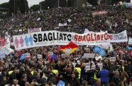 Romā miljoni protestē pret geju laulībām - 1