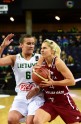 Latvijas un Lietuvas sieviešu basketbola izlašu spēle  - 12
