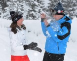 The Duke and Duchess of Cambridge, Prince George and Princess Charlotte enjoy a skiing holiday in the French Alps - 2