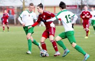 Futbols: pārbaudes spēle: Latvija U-19 izlase - Metta/LU