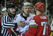 Hokejs, pārbaudes spēle: Latvija - Baltkrievija - 28