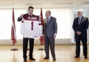 Hokejs, Valsts prezidents Vējonis tiekas ar Latvijas hokeja izlasi - 3
