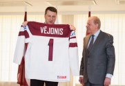 Hokejs, Valsts prezidents Vējonis tiekas ar Latvijas hokeja izlasi - 22
