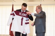 Hokejs, Valsts prezidents Vējonis tiekas ar Latvijas hokeja izlasi - 24