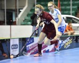 Florbols, pasaules U-19 čempionāts sievietēm: Latvija-Somija - 2