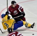 Hokejs, pasaules čempionāts: Latvija - Zviedrija - 1