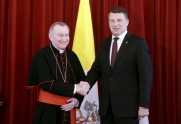 Vatikāna valsts sekretāra Pjetro parolina vizīte Latvijā  - 2