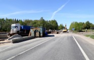 Tilta remontdarbi uz Siguldas šosejas - 2