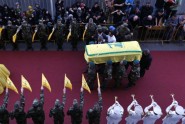 'Hezbollah' Sīrijas augstākā komandiera bēres - 1