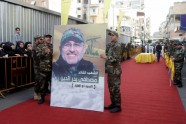 'Hezbollah' Sīrijas augstākā komandiera bēres - 5