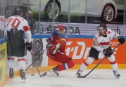Hokejs, pasaules čempionāts: Krievija - Šveice - 1