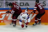 Hokejs, pasaules čempionāts: Latvija - Norvēģija