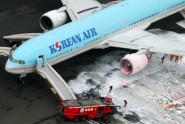Tokijā aizdegusies Korean Air lidmašīna - 2
