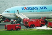 Tokijā aizdegusies Korean Air lidmašīna - 5