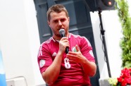 Prezentēts Latvijas nacionālās futbola izlases jaunais ekipējums - 28