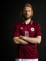 Īpašā fotosesijā Latvijas futbolisti izrāda savas jaunās formas - 6