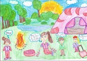Cāļa vasaras nometnes bērnu zīmējumu konkurss - 5