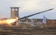 Sīrijas nemiernieki šauj ar Grad-P - 3