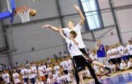 250 jaunie basketbolisti no visas Latvijas tiekas ar Kristapu Porziņģi - 4