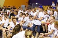 250 jaunie basketbolisti no visas Latvijas tiekas ar Kristapu Porziņģi - 17