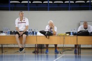 Basketbols, Latvijas basketbola izlases treniņš Belgradā - 1
