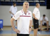 Basketbols, Latvijas basketbola izlases treniņš Belgradā - 8
