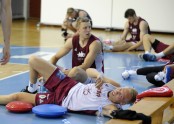 Basketbols, Latvijas basketbola izlases treniņš Belgradā - 19
