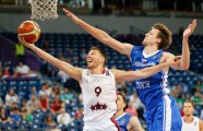 Basketbols, Rio kvalifikācija: Latvija - Čehija - 1