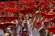 Pamplonas vēršu skriešanas festivāls Spānijā - 4