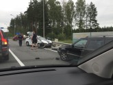 Policijas automašīnas avārija uz Tallinas šosejas - 1