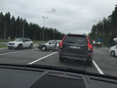 Policijas automašīnas avārija uz Tallinas šosejas - 2