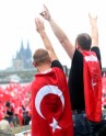 Erdogana atbalsta akcija Ķelnē, Vācijā - 5