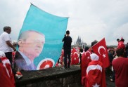 Erdogana atbalsta akcija Ķelnē, Vācijā - 13