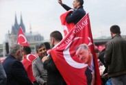 Erdogana atbalsta akcija Ķelnē, Vācijā - 17