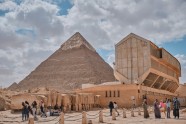 Ēģipte piramīdas muzejs tūristi