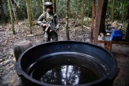 Kolumbikā iznīcina narkotiku ieguves laboratorijas  - 7