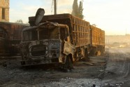 Alepo sabombardēts humānās palīdzības konvojs - 5