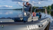 Rīgas pašvaldības policija demonstrē jauno laivu  - 5