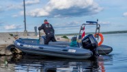 Rīgas pašvaldības policija demonstrē jauno laivu  - 6
