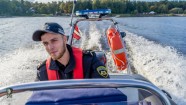Rīgas pašvaldības policija demonstrē jauno laivu  - 9