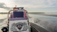 Rīgas pašvaldības policija demonstrē jauno laivu  - 14