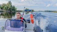 Rīgas pašvaldības policija demonstrē jauno laivu  - 21