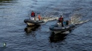 Rīgas pašvaldības policija demonstrē jauno laivu  - 28