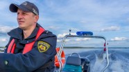 Rīgas pašvaldības policija demonstrē jauno laivu  - 44