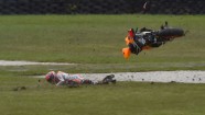 "MotoGP" Austrālijas posms: Marks Markess piedzīvo kritienu - 1