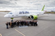 'Bombardier' prezentē 'airBaltic' jauno CS300 lidmašīnu - 3