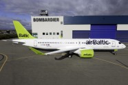 'Bombardier' prezentē 'airBaltic' jauno CS300 lidmašīnu - 11