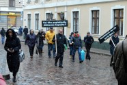 Alūksnes novada iedzīvotāju pikets pie Saeimas nama - 2