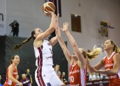 Basketbols, Latvijas sieviešu basketbola izlase EČ kvalifikācijas turnīra spēlē pret  Čehiju - 4